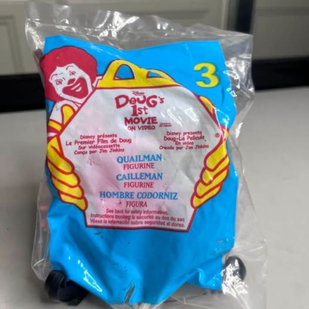 McDonald's Doug's 1st Movie Quailman Happy Meal Toy